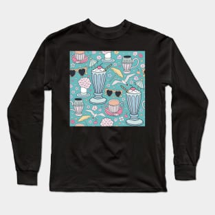 French Riviera of the 50s, dense Long Sleeve T-Shirt